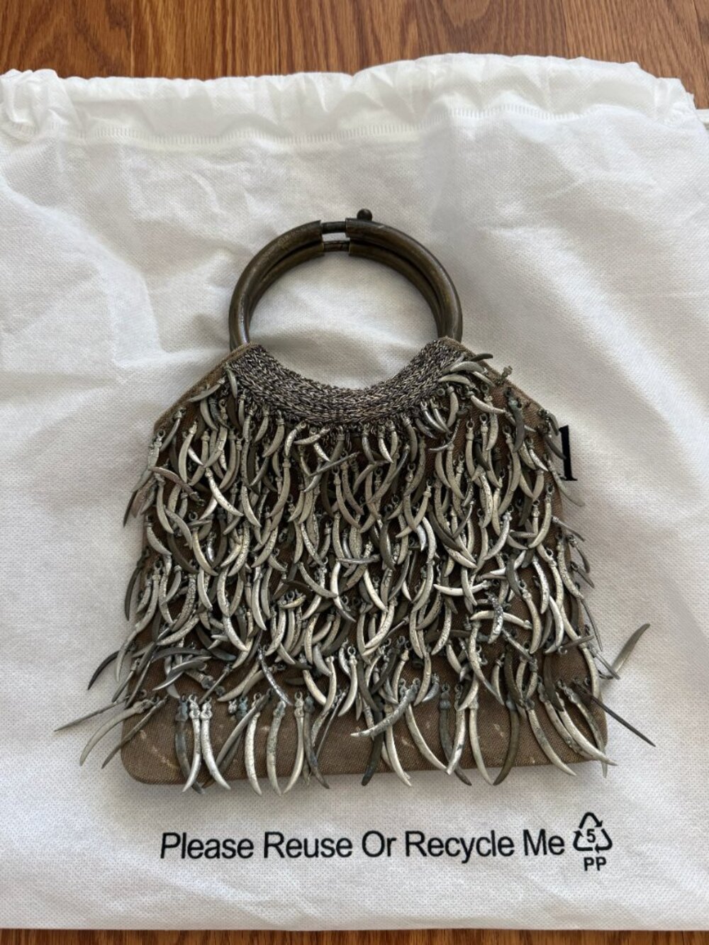 Rare Vintage Chloé Phoebe Philo Y2K Embellished Bracelet Bag